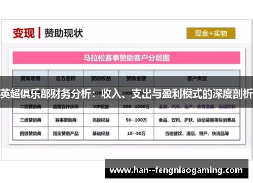 英超俱乐部财务分析：收入、支出与盈利模式的深度剖析